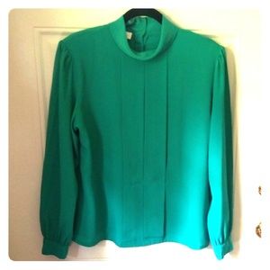 Vintage Green Blouse